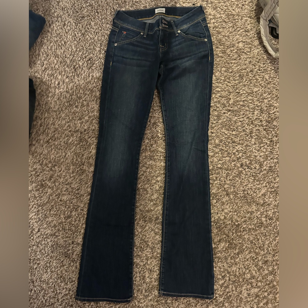 Hudson button pocket bootcut jean - size 26